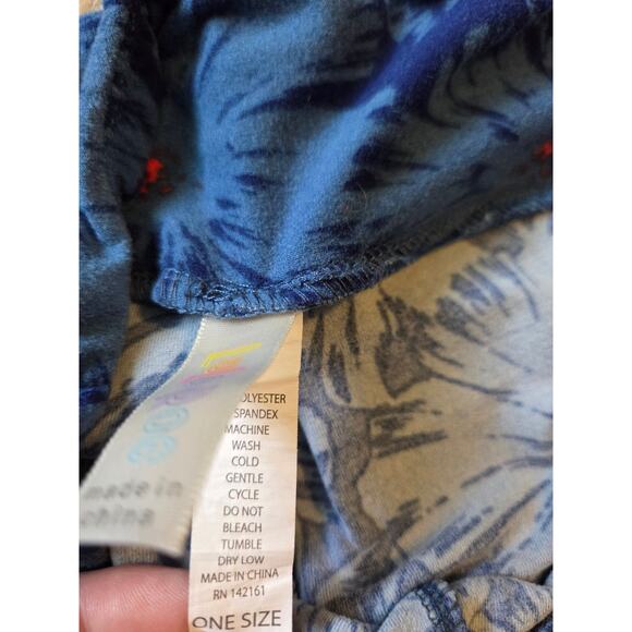 LuLaRoe Bees Bundle of 2 One Size Leggings soft pull on pants - Picture 2 of 7